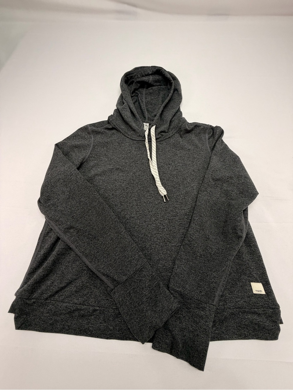 Vuori Women’s Small Charcoal Gray Pullover Hoodie Stretch Athletic VW226